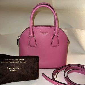 Kate Spade Medium Dome Satchel in Blustery Pink